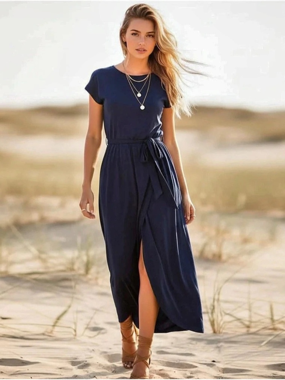 Split Long Maxi Dress